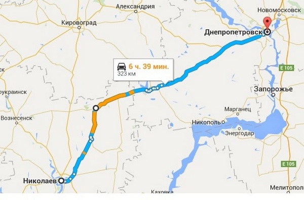 Адский маршрут Днепропетровск-Николаев: что дальше?