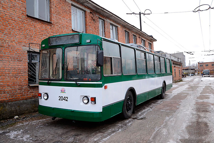 Відремонтований житомирський тролейбус