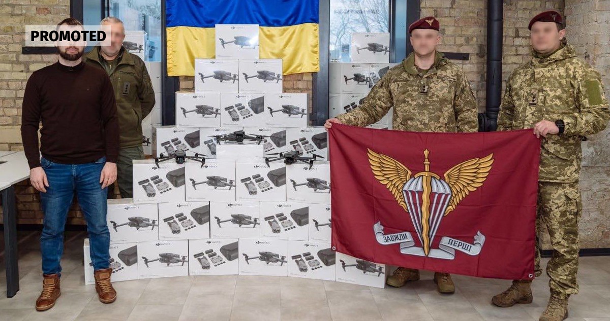 Volunteer Donatas Piskun handed over 40 copters to the Armed Forces of Ukraine – one of the largest donations to the “Army of Drones”