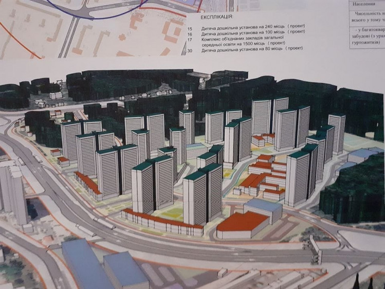 Детальний план території Мінського масиву передбачає зведення 19 будинків висотою до 26 поверхів
