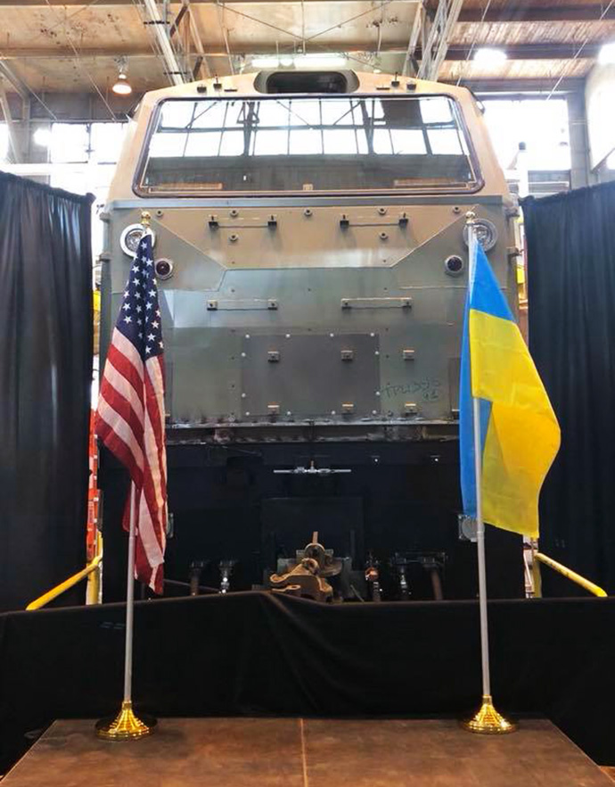  Локомотивы для Украины тестрируются в Америке только на заводе